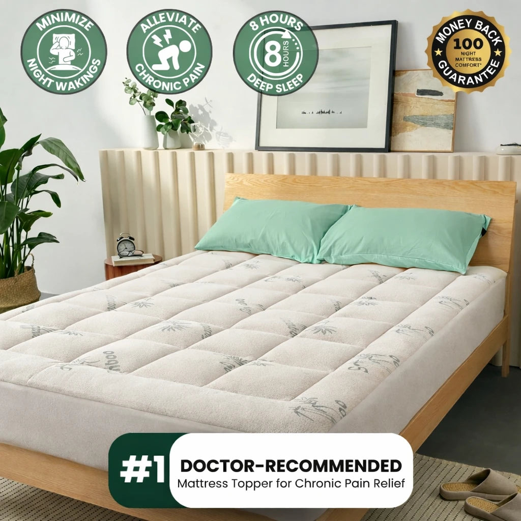 SootheSleep Relief Topper in Light Brown